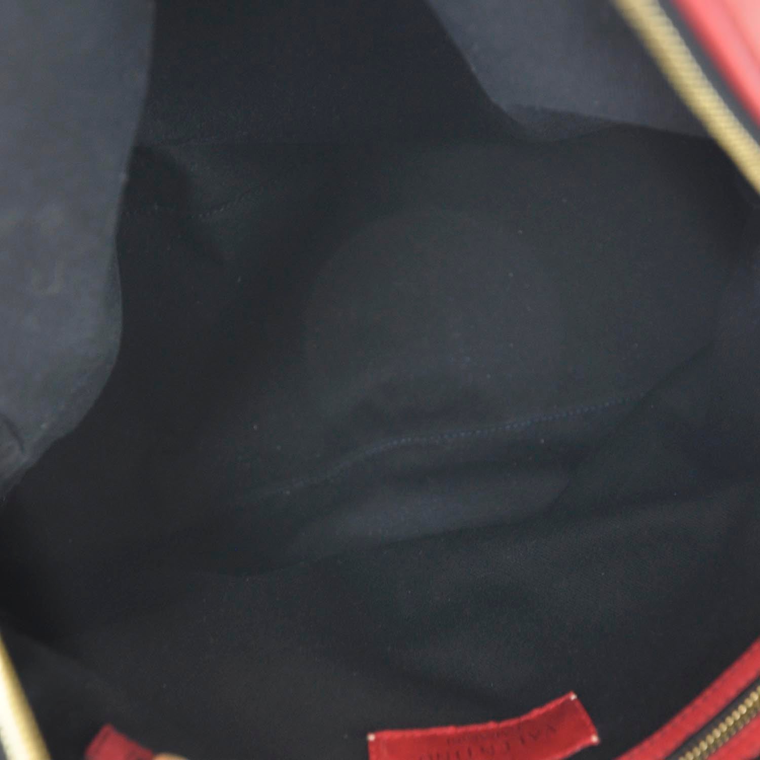 Valentino Garavani Woven Leather Couture Bag Red 7 of 8