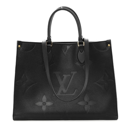 Louis Vuitton Empreinte Monogram Giant Onthego MM Black 1 of 9