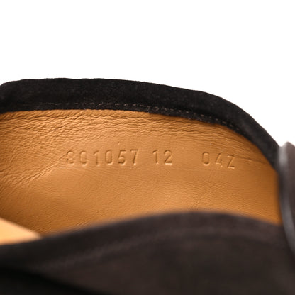 Gucci Suede Mens Horsebit Ankle Boots 12 Night Cocoa 9 of 10