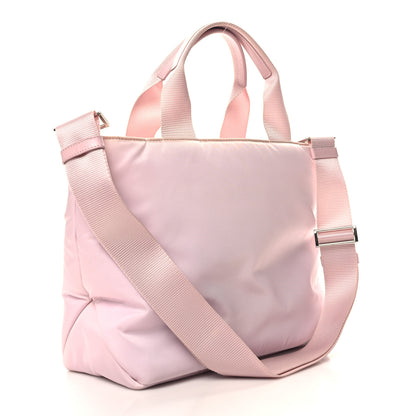 Prada Nylon Front Pocket Bag Pink 3 of 10
