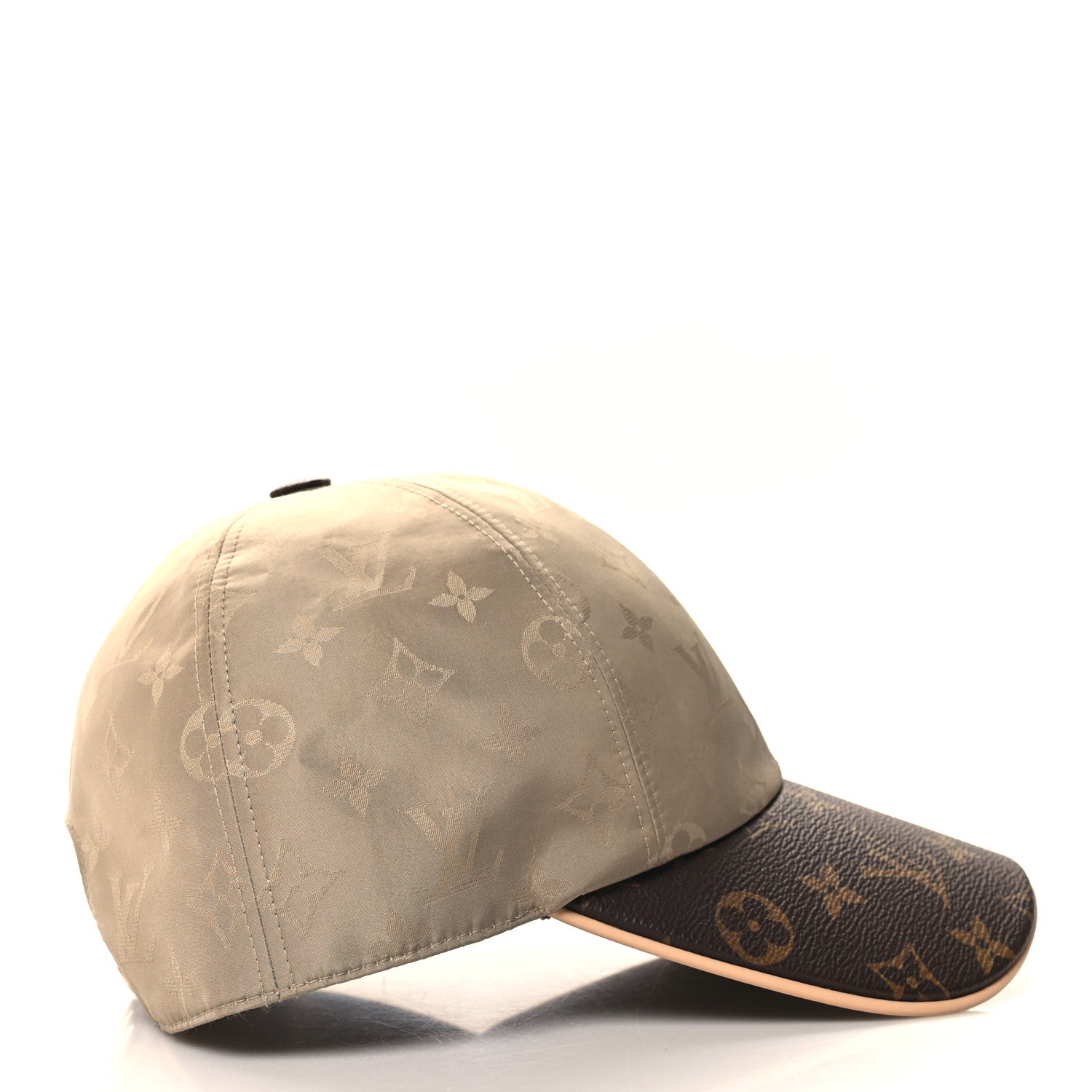 Louis Vuitton Monogram Polyester Silk LV Get Ready Cap M Beige 4 of 9