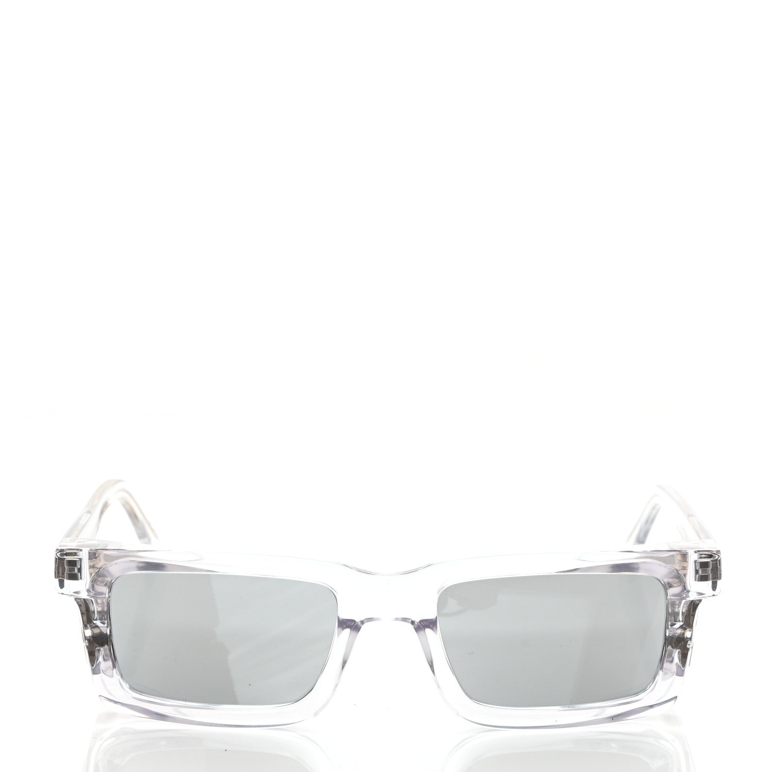 Louis Vuitton Acetate LV Venice Square Sunglasses Z2186U Crystal 2 of 8