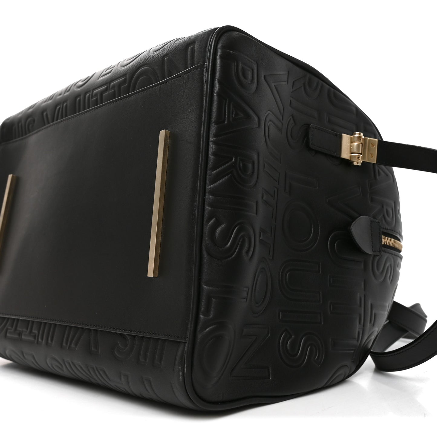 Calfskin Embossed Speedy Cube 30 Black