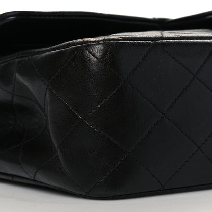 Chanel Lambskin Quilted Medium Double Flap Black 9 of 12