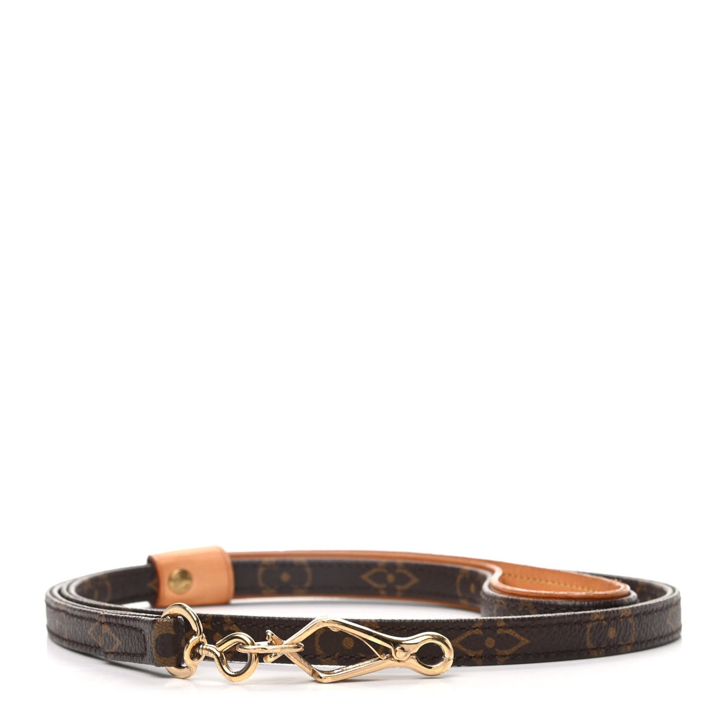 Monogram Baxter Dog Leash MM