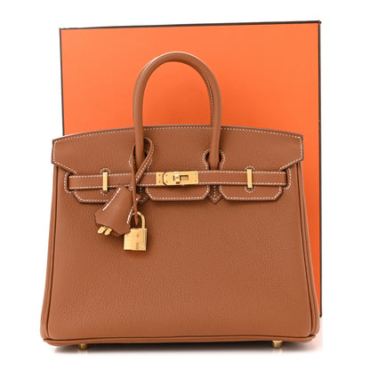 Hermes Togo Birkin 25 Gold 10 of 10