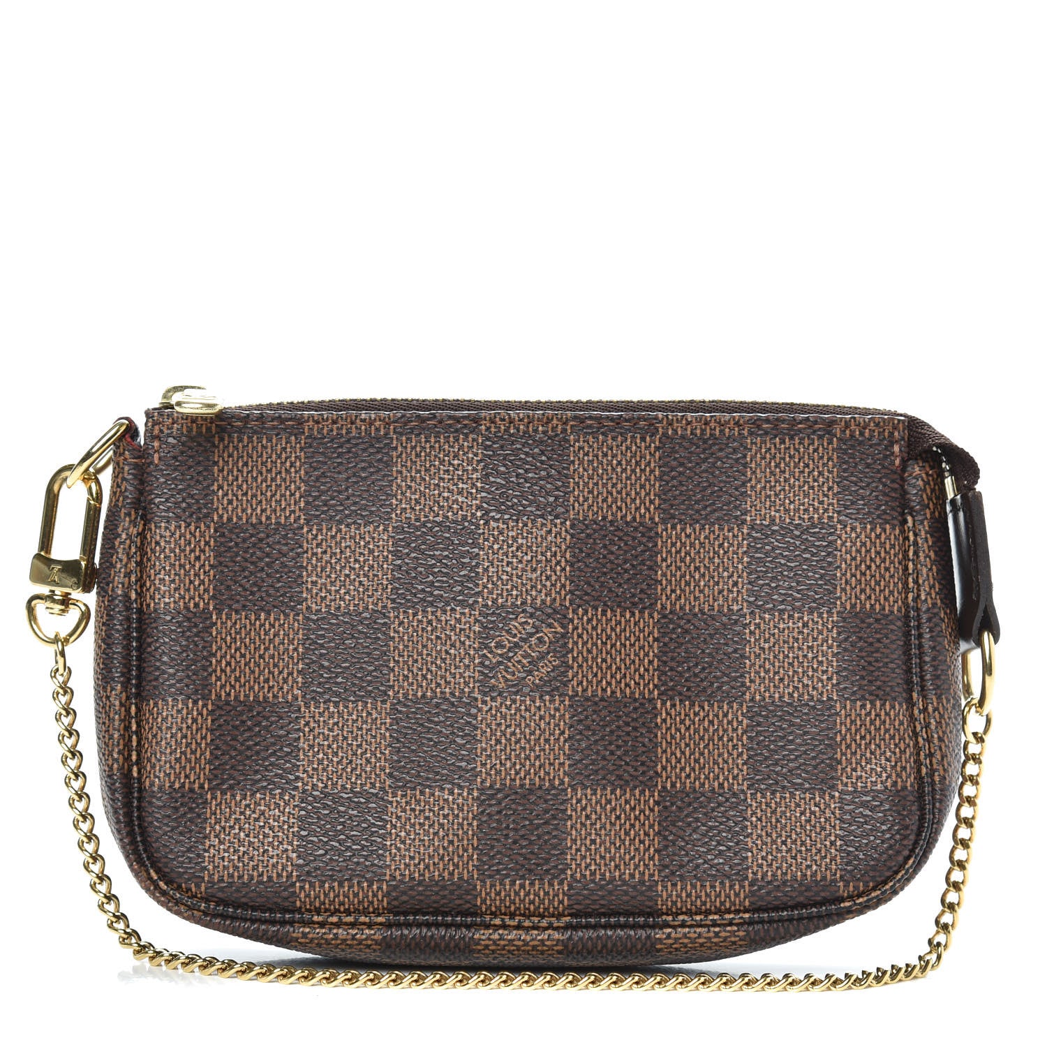 Louis Vuitton Damier Ebene Mini Pochette Accessories 1 of 9