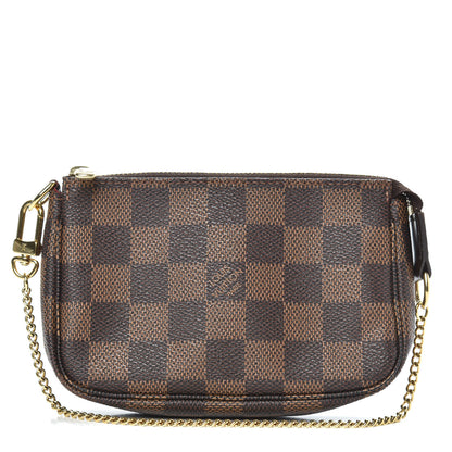 Louis Vuitton Damier Ebene Mini Pochette Accessories 1 of 9