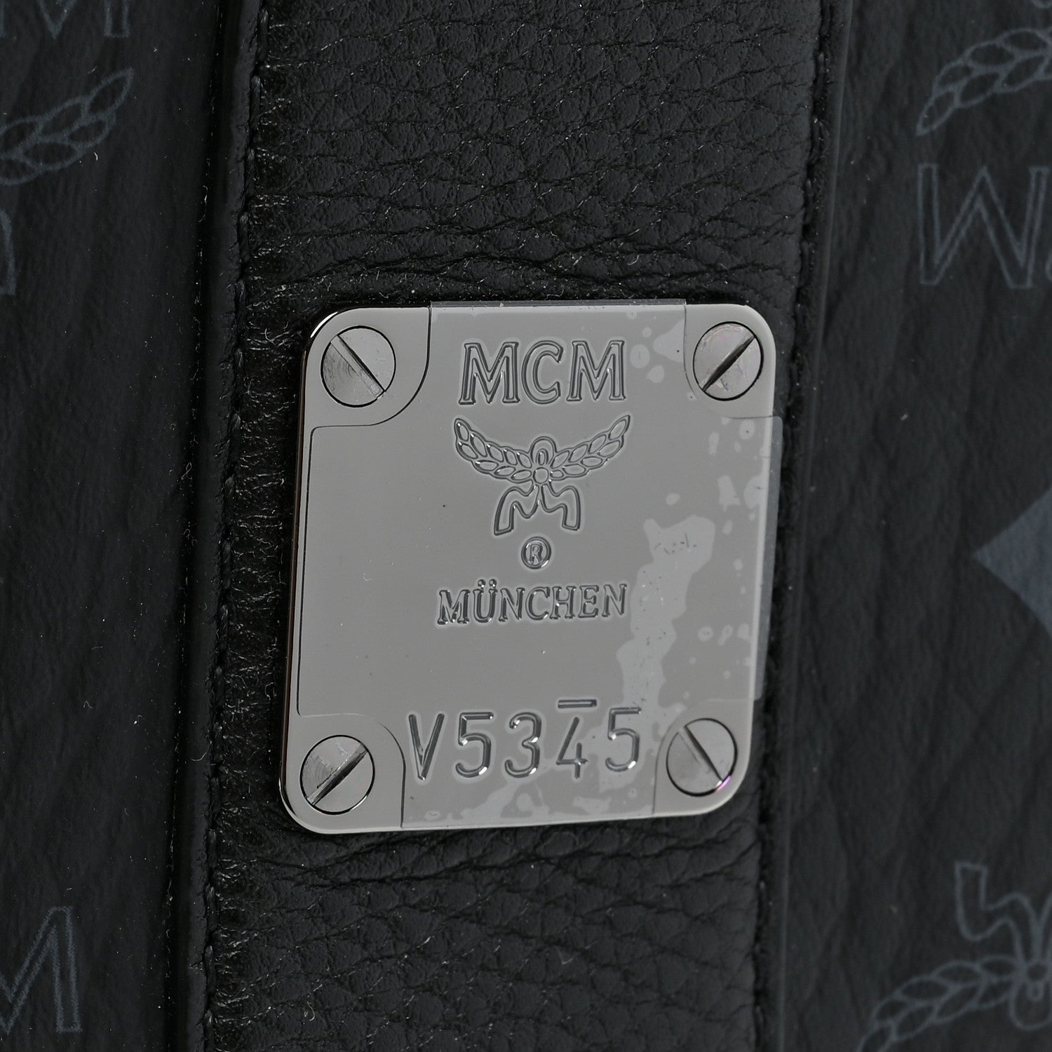 MCM Visetos Medium Liz Reversible Shopper Tote Black 12 of 16