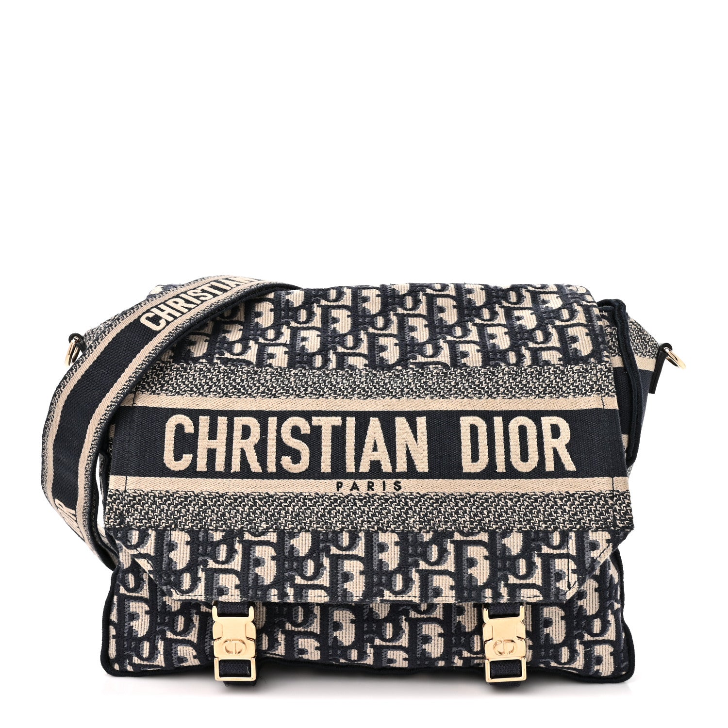 Christian Dior Oblique Medium Diorcamp Messenger Blue 1 of 9