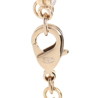 Chanel Crystal CC Perfume Bottle Necklace Gold 6 of 7