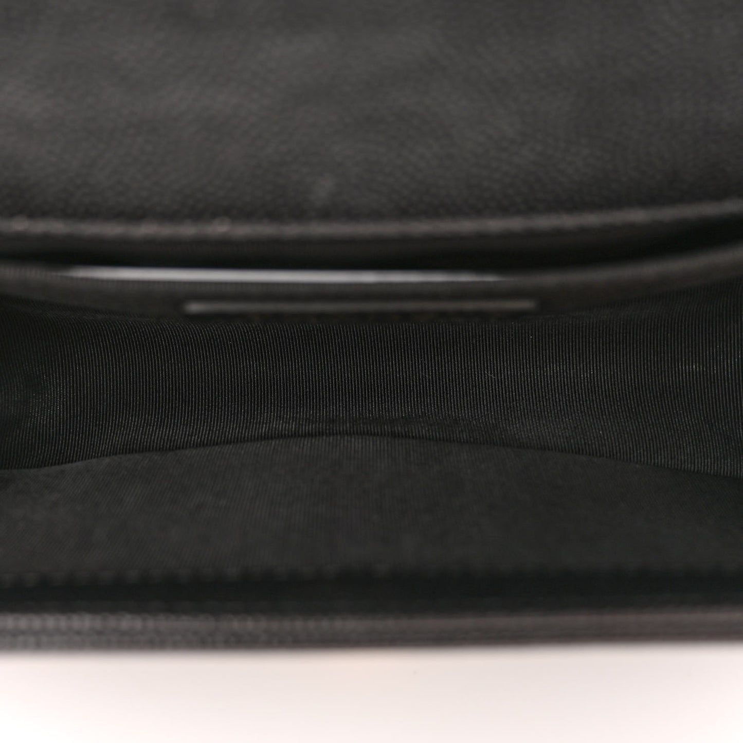 Caviar Quilted Small Boy Flap Black