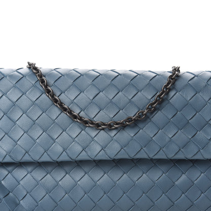 Bottega Veneta Nappa Intrecciato Mini Chain Messenger Oceano 9 of 9