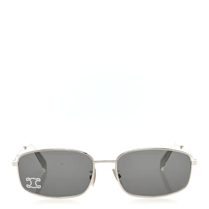 Celine Metal Rhinestone Sunglasses CL40285U Silver 2 of 8