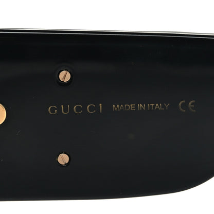 Gucci Acetate Rectangular Sunglasses GG0811S Black 5 of 9