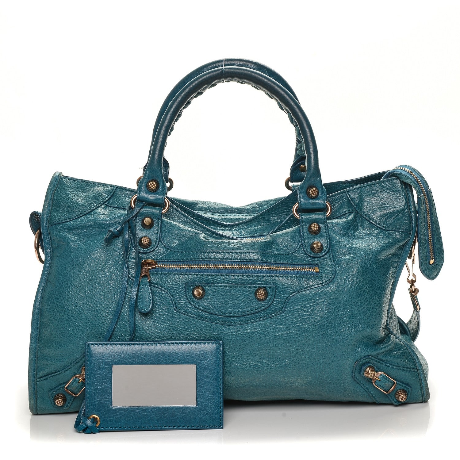 Balenciaga Agneau Giant 12 Rose Gold Hardware City Lagon 1 of 6