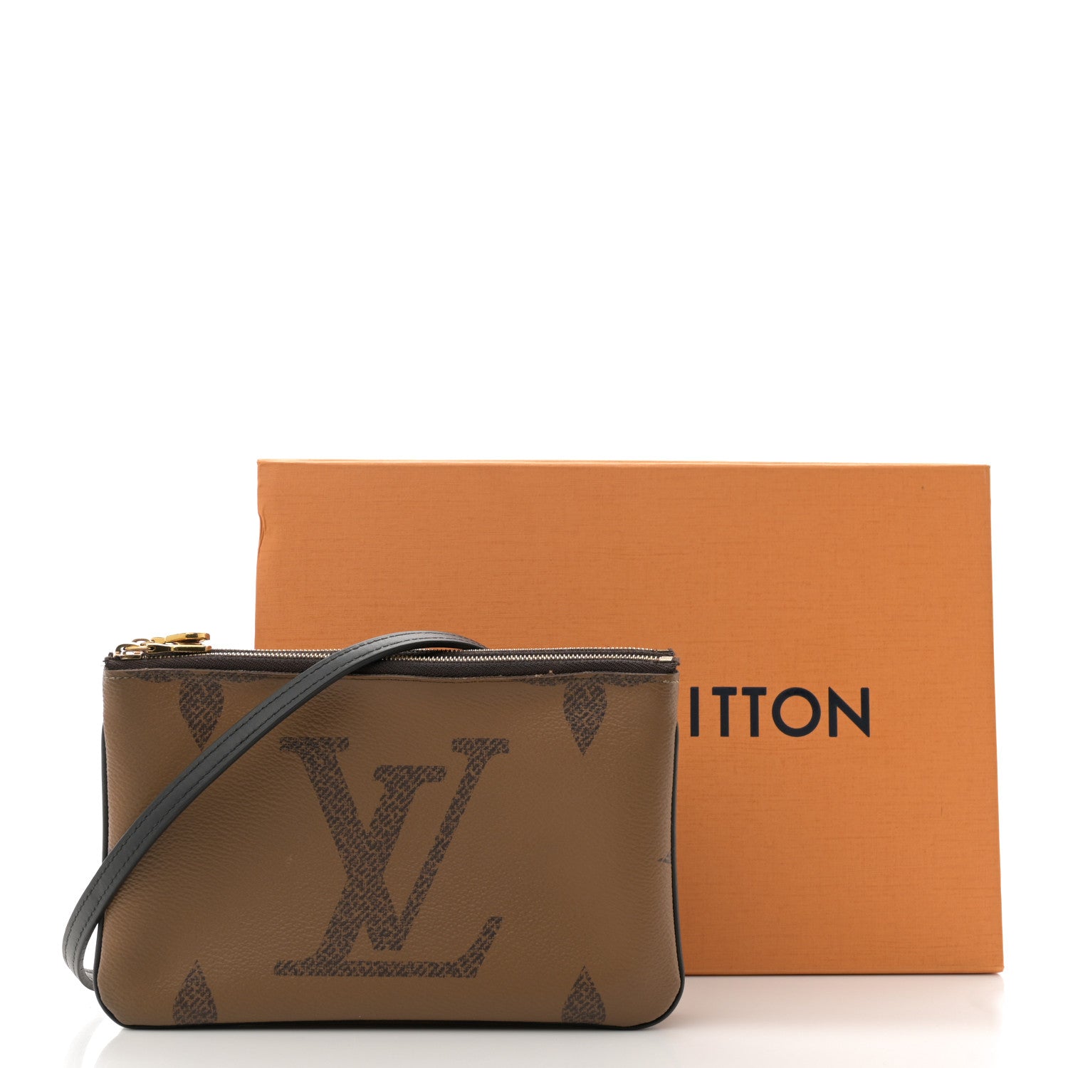 Louis Vuitton Reverse Monogram Giant Double Zip Pochette 13 of 13