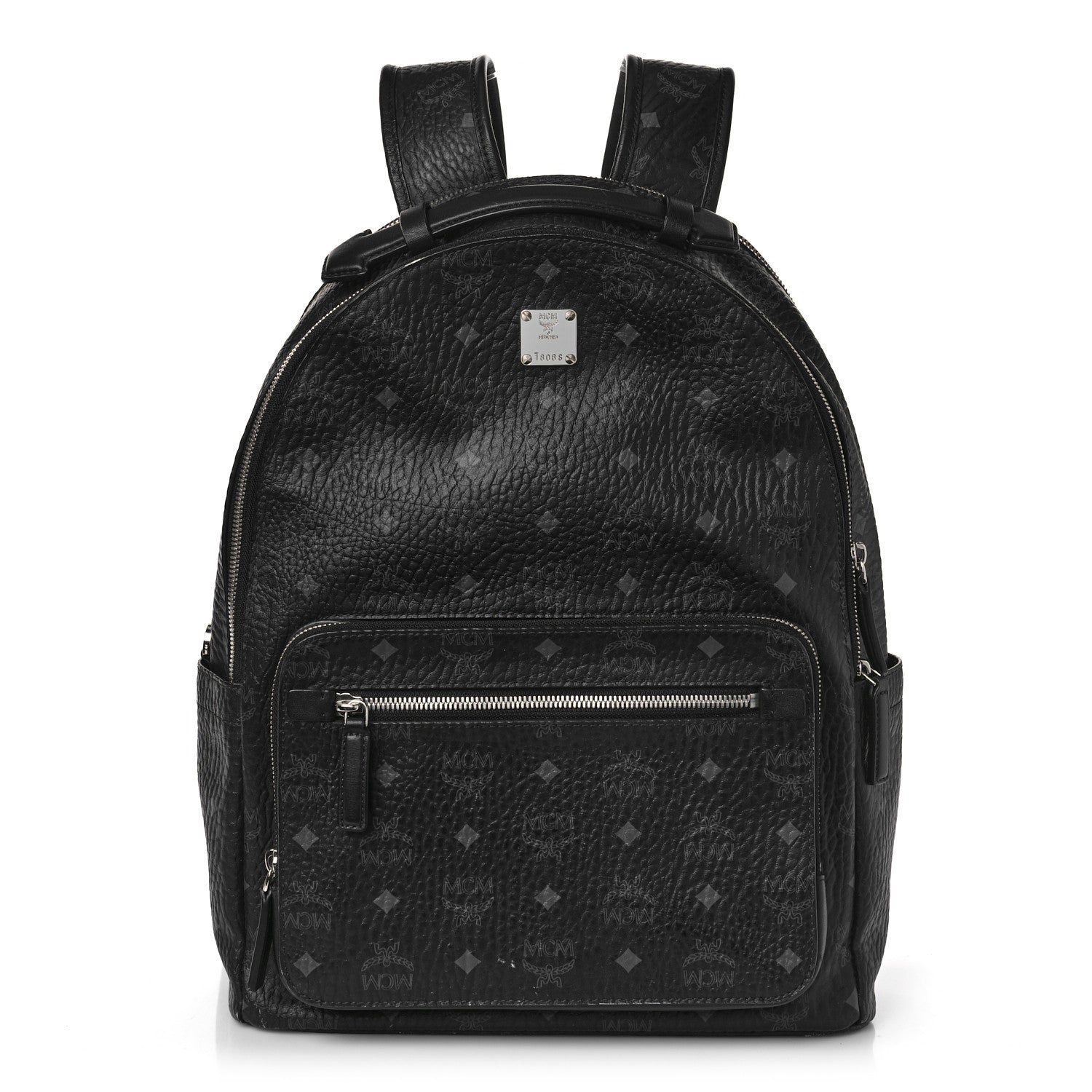 MCM Visetos Medium Stark Backpack Black 1 of 8