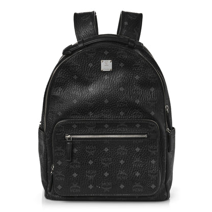 MCM Visetos Medium Stark Backpack Black 1 of 8