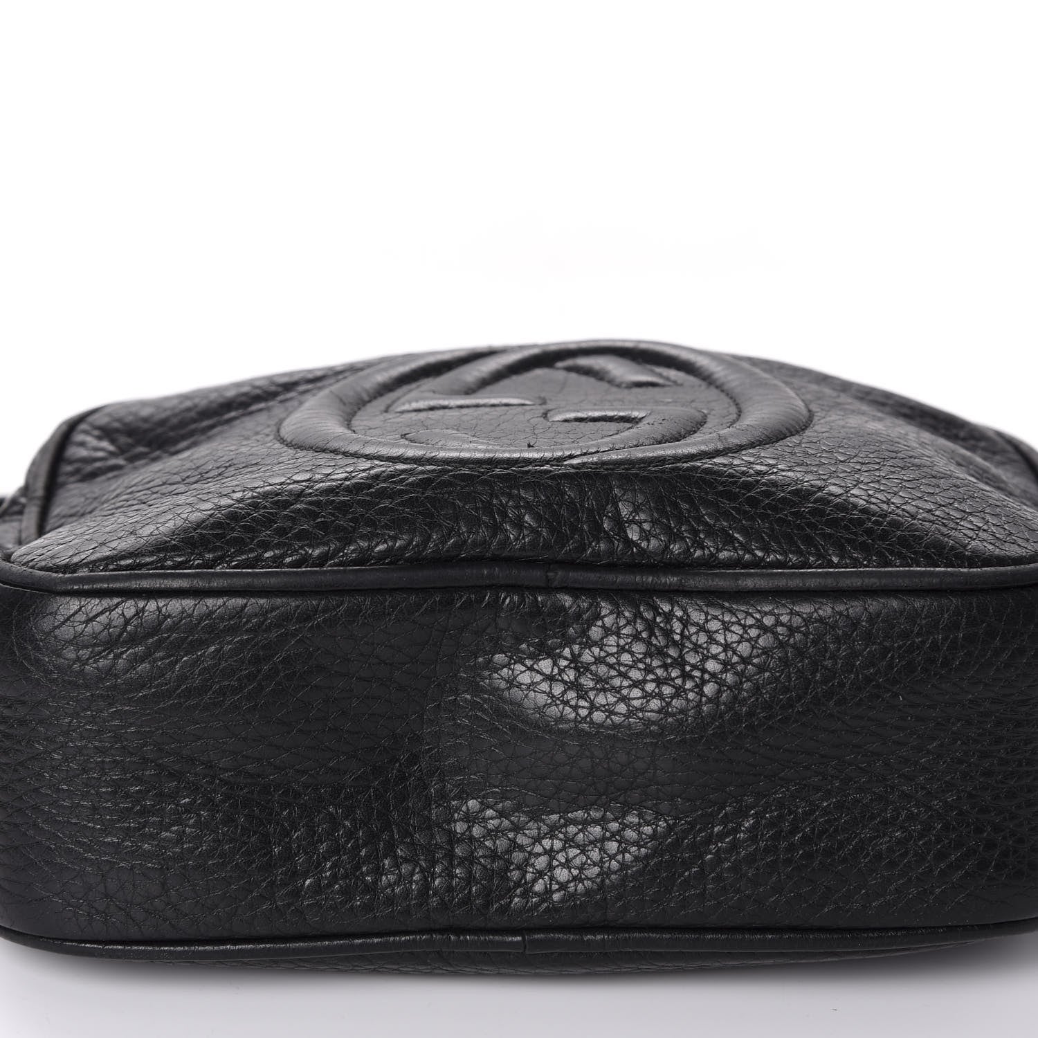 Gucci Pebbled Calfskin Mini Soho Disco Bag Black 11 of 12