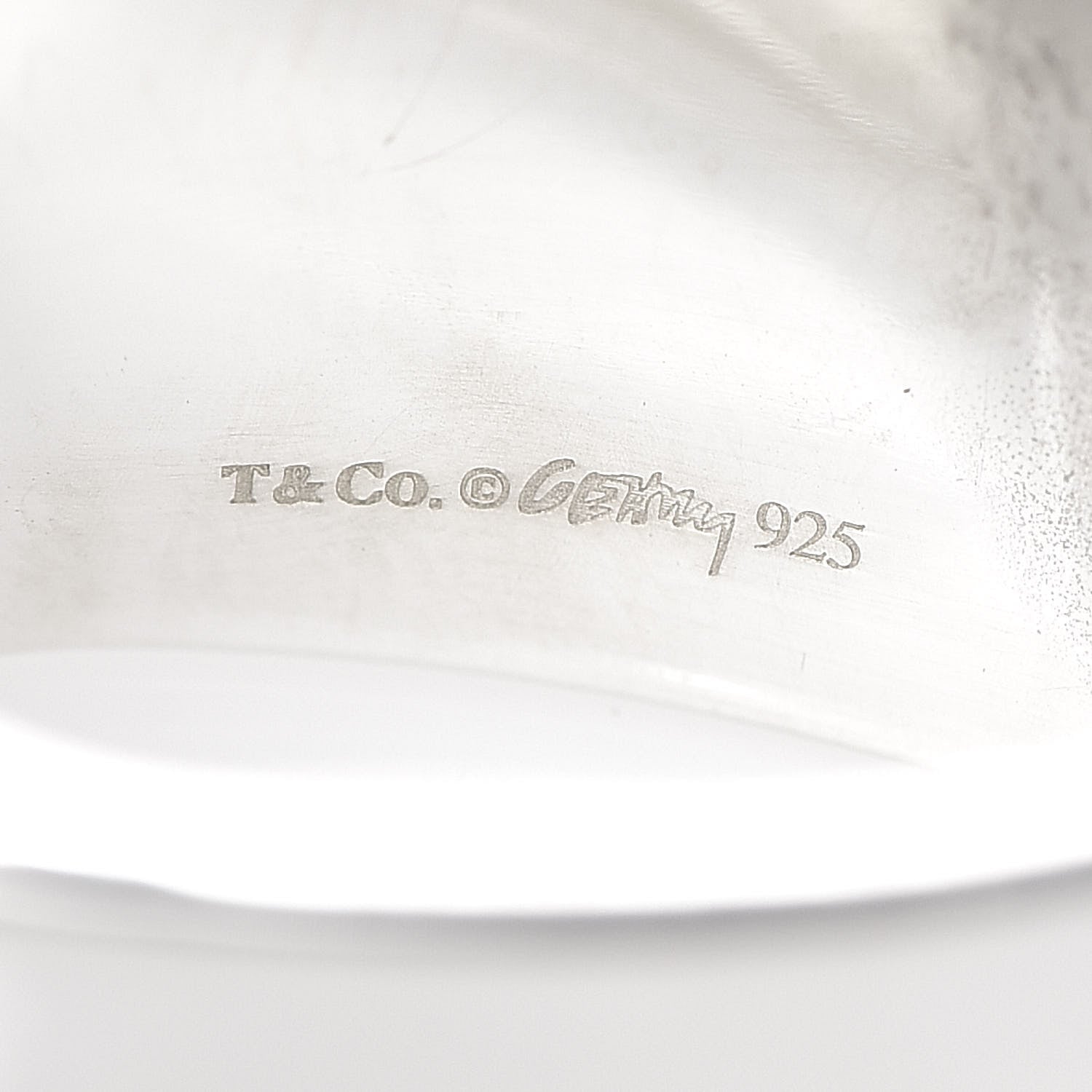 Tiffany Sterling Silver Frank Gehry Torque Wide Band Ring 53 6.5 4 of 4