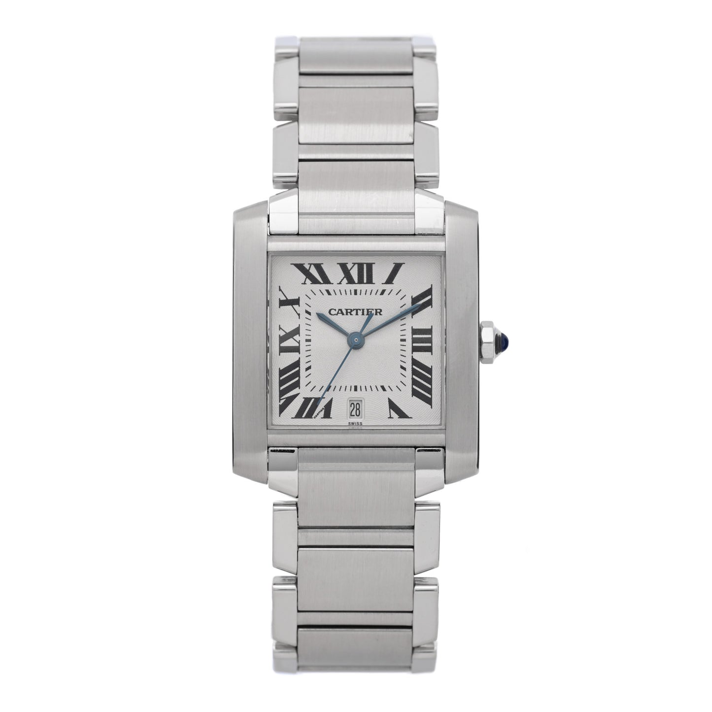 Stainless Steel 28mm Tank Francaise Automatic Watch