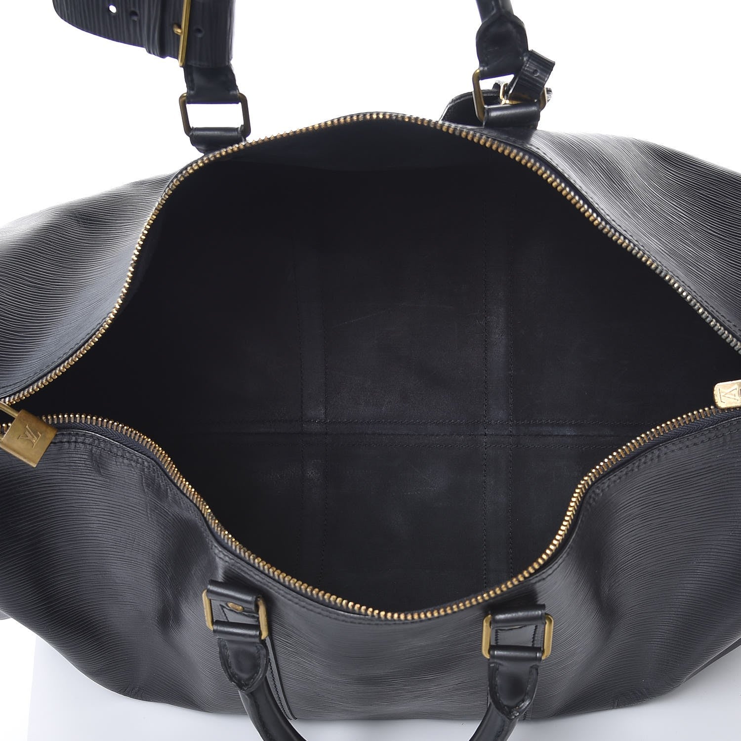Louis Vuitton Epi Keepall 50 Black 5 of 6