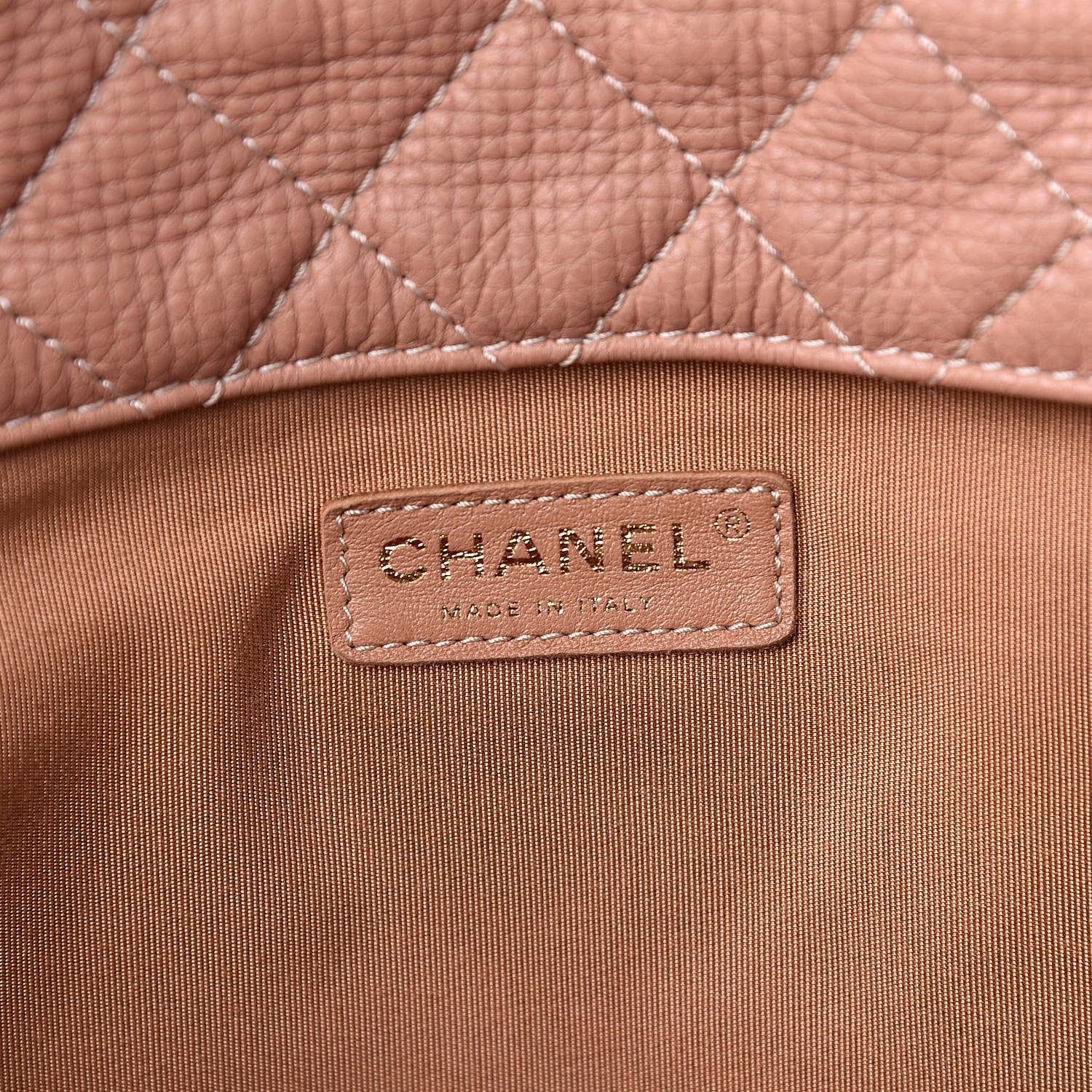 Chanel Calfskin Quilted XXL Travel Flap Bag Camel 6 of 10