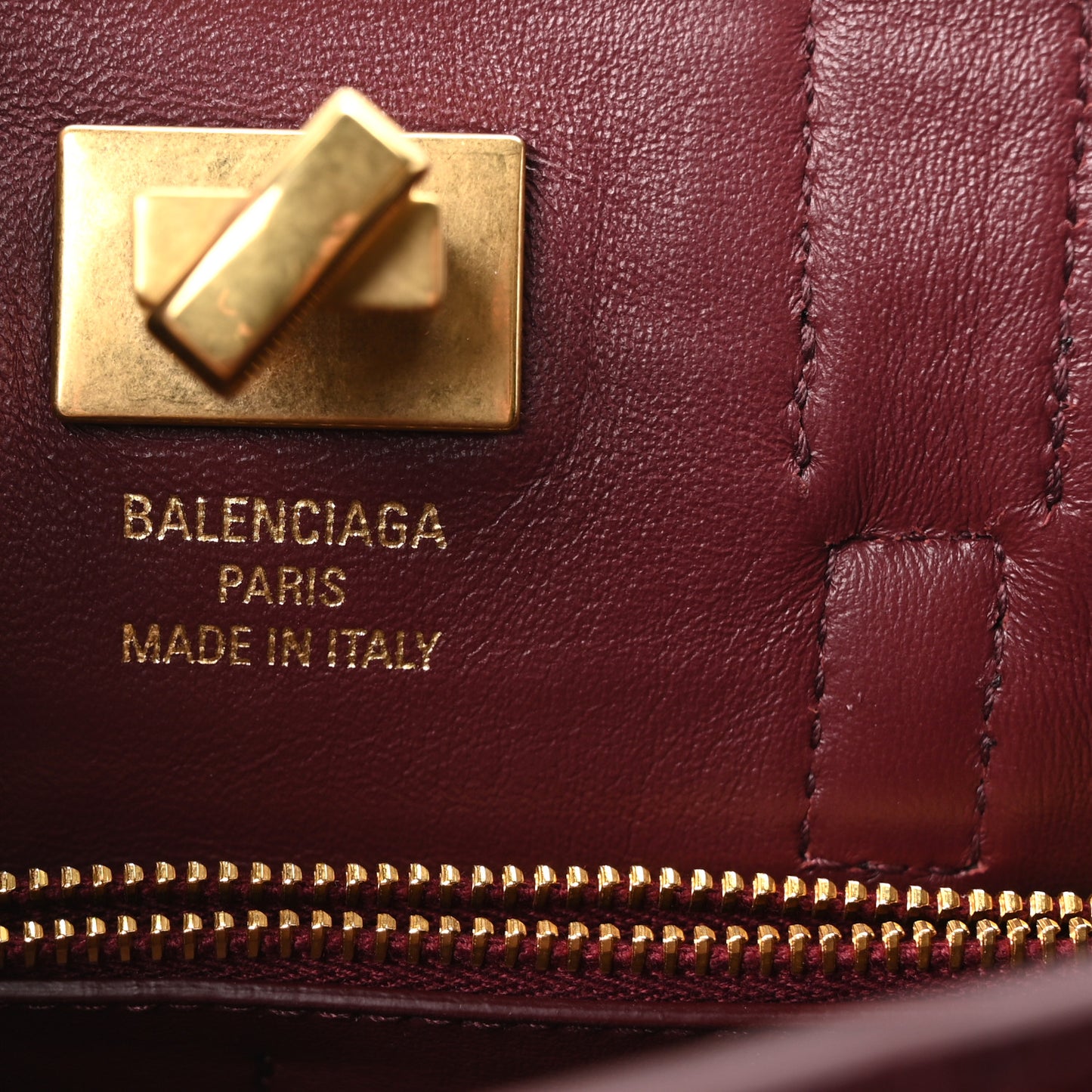 Calfskin Crocodile Embossed Mini Bel Air Carry All Bag Dark Burgundy