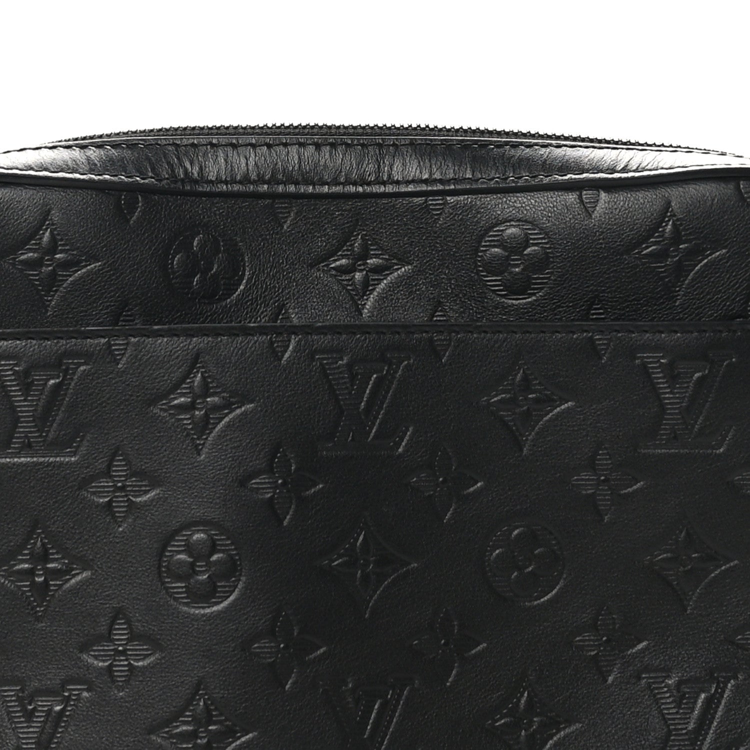 Louis Vuitton Calfskin Monogram Shadow Duo Messenger Black 7 of 10