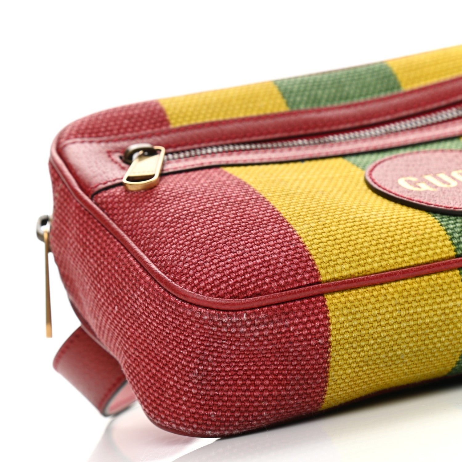 Gucci Canvas Marley Stripe Script Logo Gucci 80 32 Belt Bag Multicolor 10 of 11