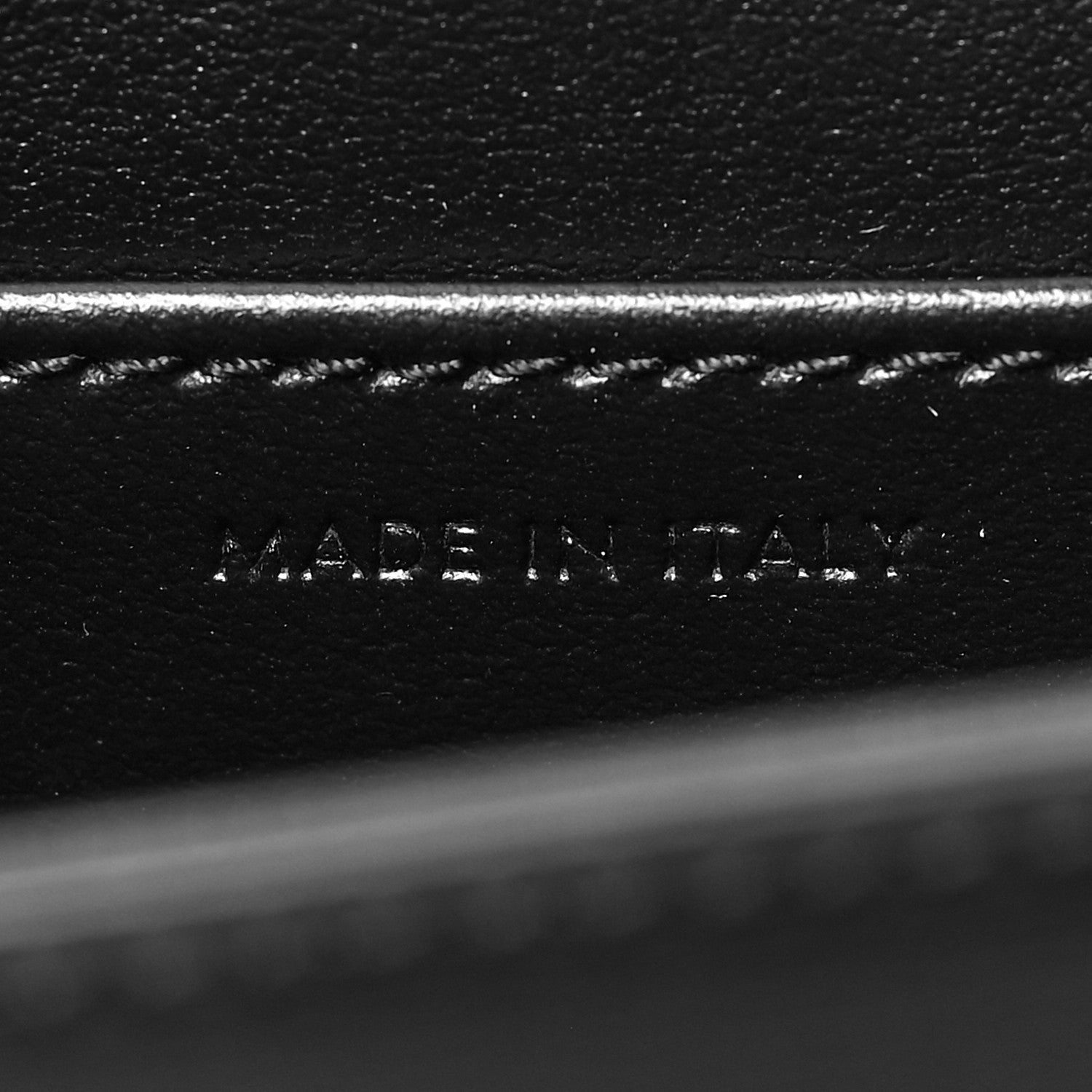 Celine Shiny Calfskin Mini Triomphe Black 7 of 10