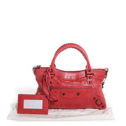 Balenciaga Agneau Classic Hardware First Rouge Coquelicot 4 of 13