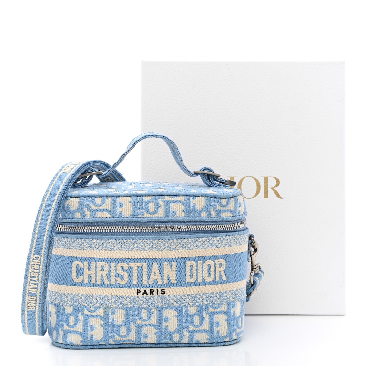 Christian Dior Oblique Diortravel Vanity Case Cornflower 12 of 12
