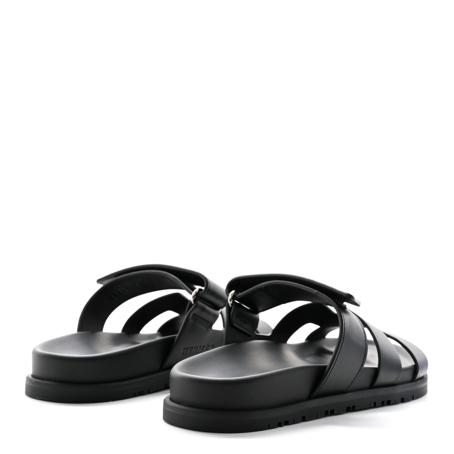Calfskin Womens Chypre Sandals 36.5 Black