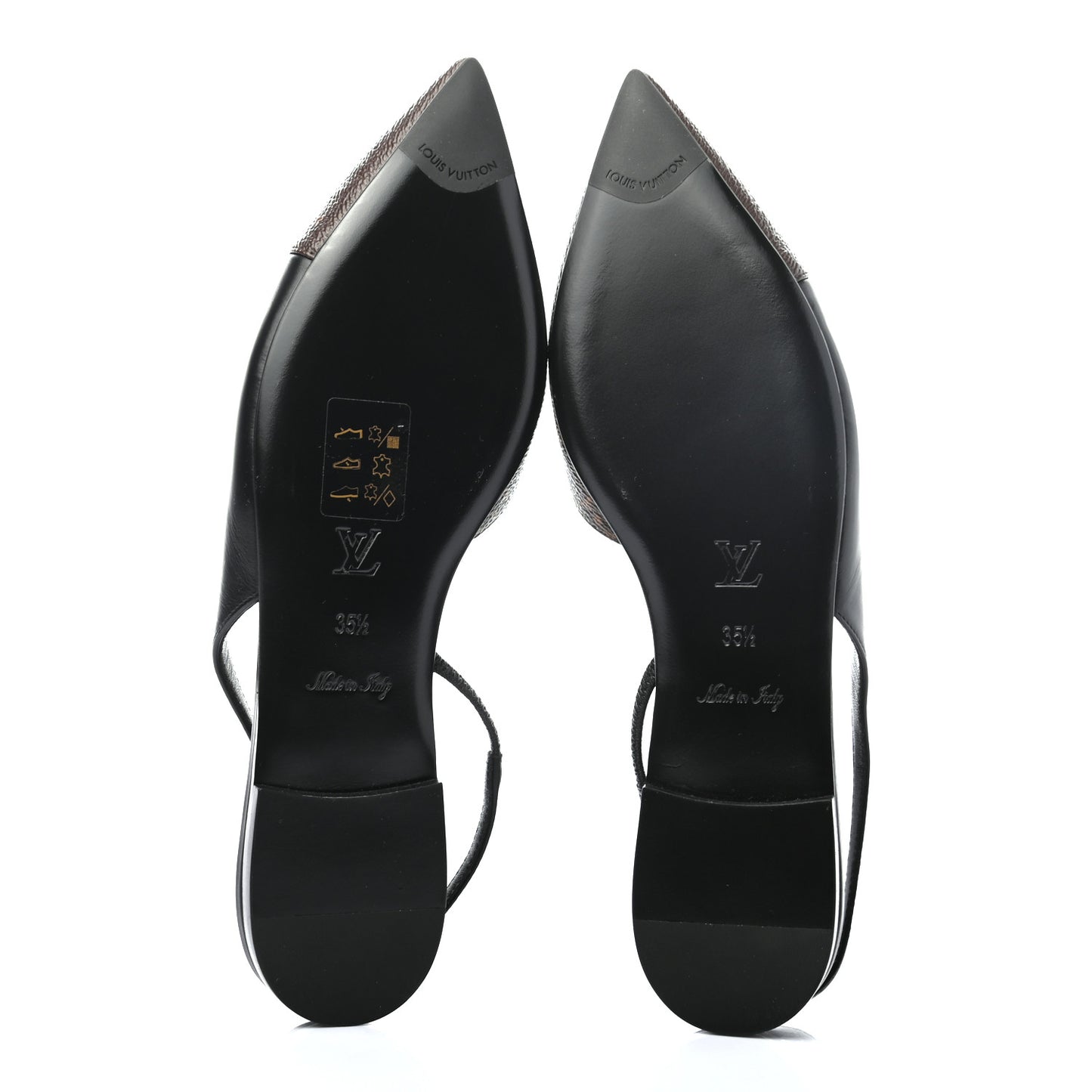 Patent Monogram Cherie Slingback Ballerina Flats 35.5