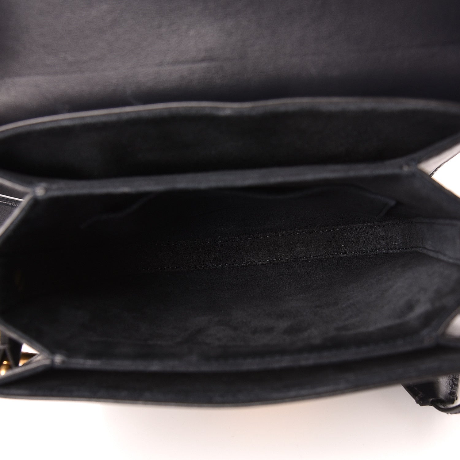 Christian Dior Calfskin Studded Square Dioraddict Flap Black 5 of 10
