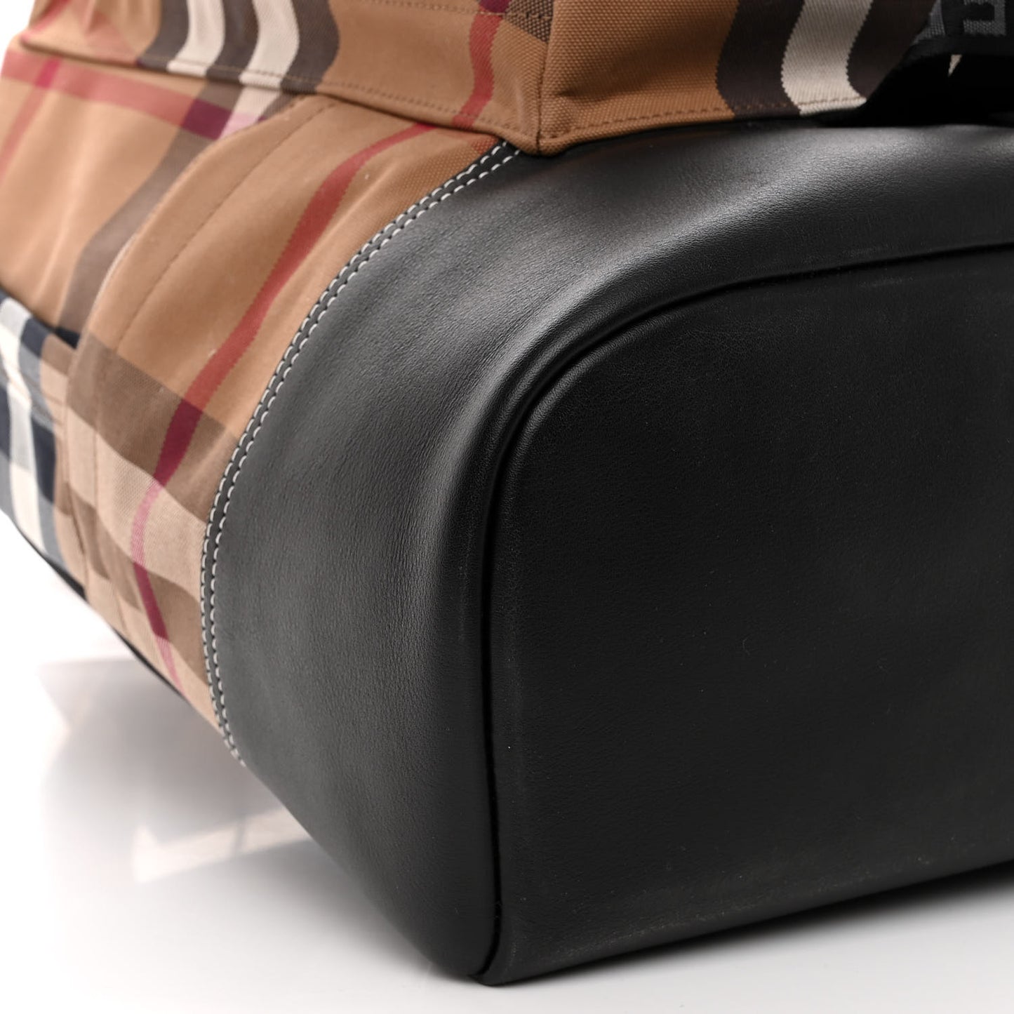 Tan Check Calfskin Jack Backpack Birch Brown