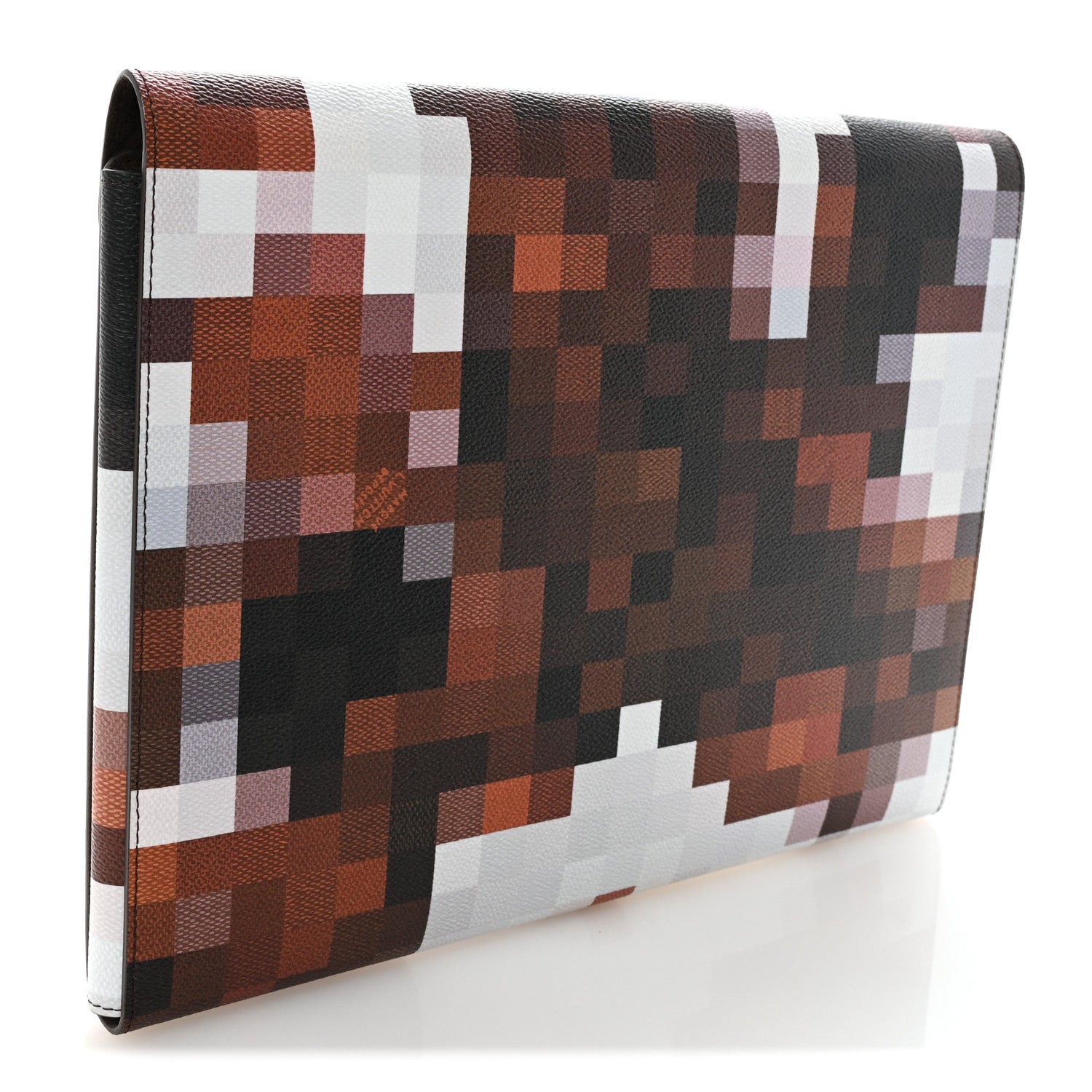 Louis Vuitton Calfskin Cowmooflage Mark Folder Brown 3 of 7