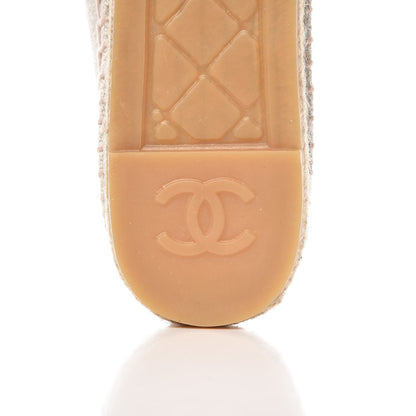 Chanel Linen CC Espadrilles 38 Beige Black 12 of 12