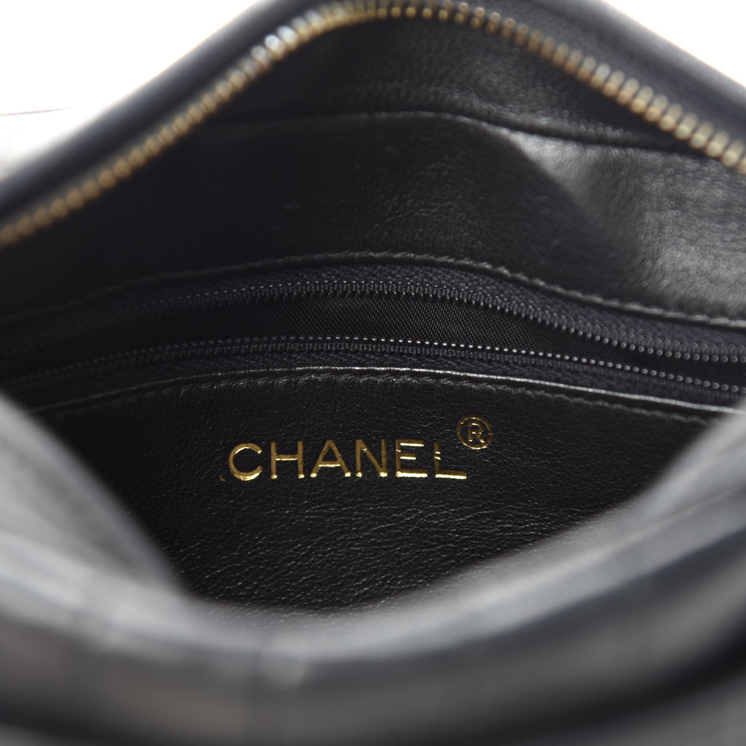 Chanel Lambskin Vertical Quilted Tassel Camera Case Black 8 of 10