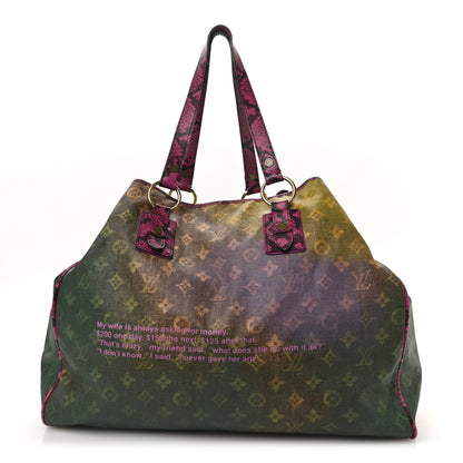 Louis Vuitton Richard Prince Monogram Karung Duderanch Jokes Tote 1 of 9