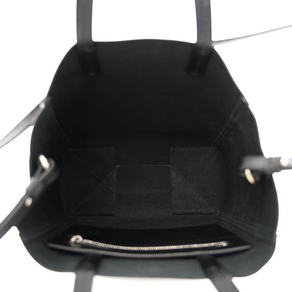 Celine Grained Calfskin Small Vertical Cabas Black 5 of 11