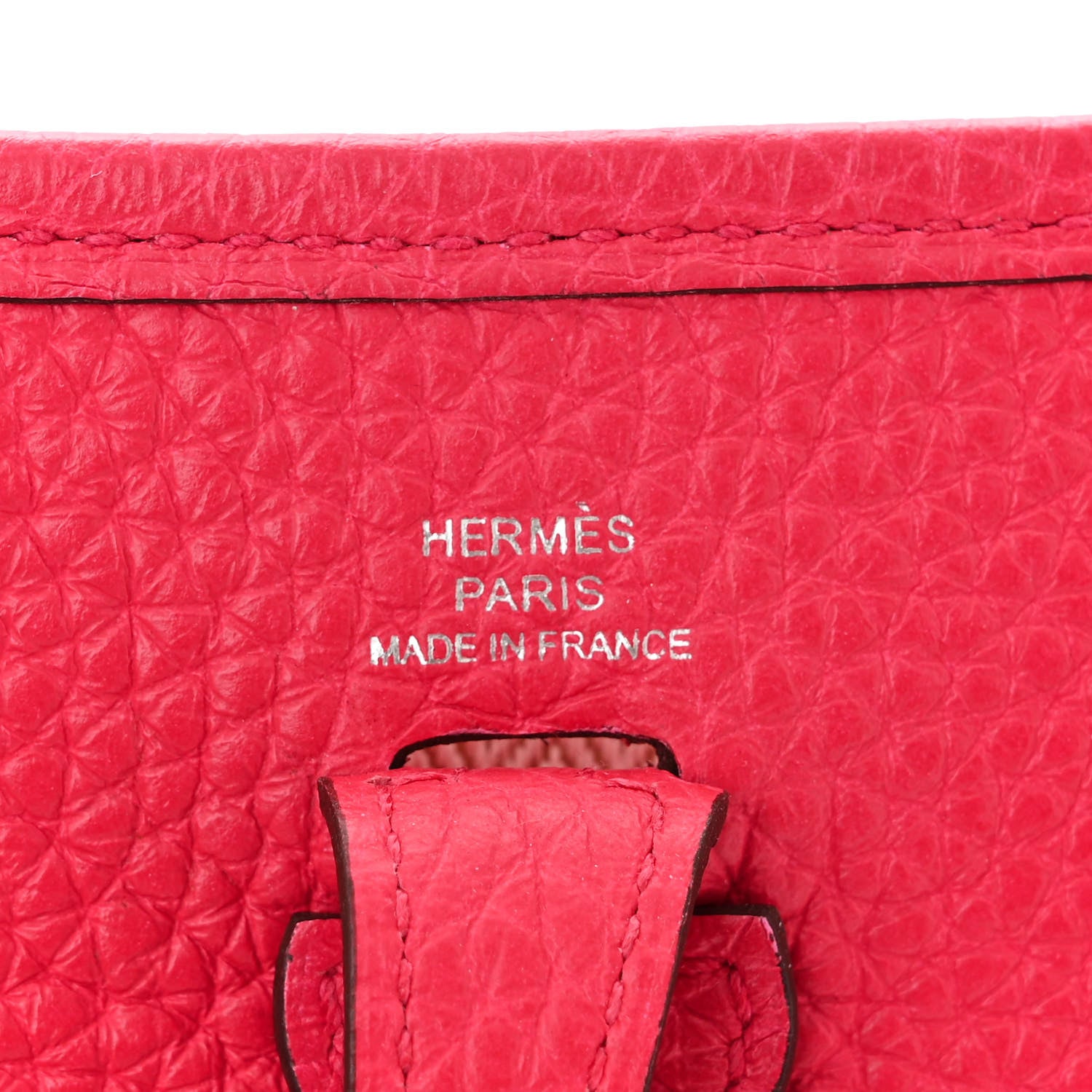 Hermes Taurillon Clemence Evelyne TPM Rose Extreme 6 of 11