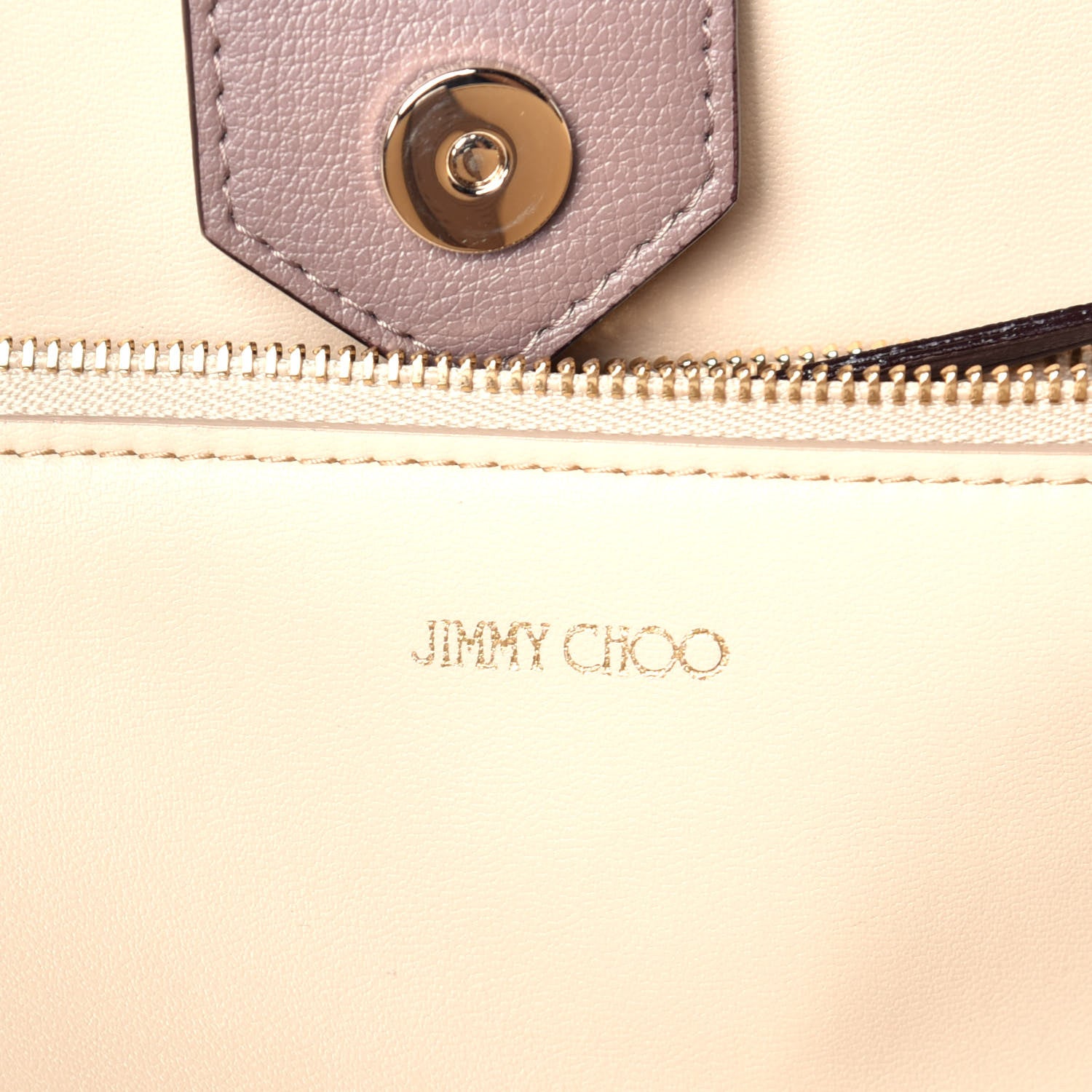 Jimmy Choo Grainy Calfskin JC Tote Light Taupe 6 of 8