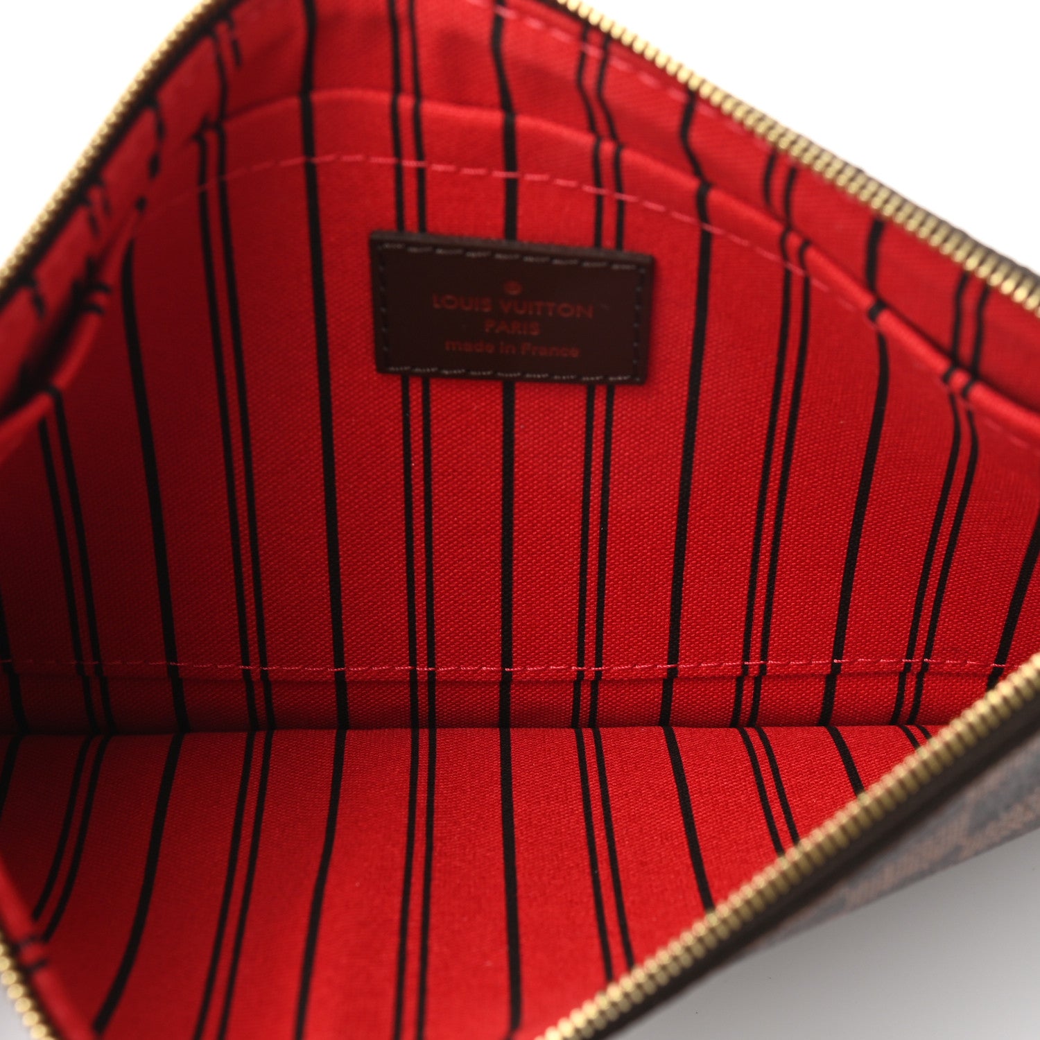 Louis Vuitton Damier Ebene Neverfull MM GM Pochette 5 of 6