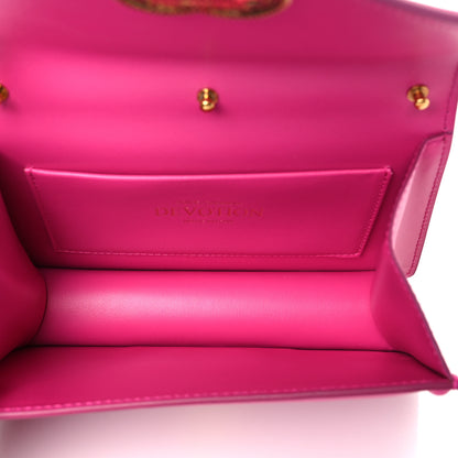Dolce & Gabbana Smooth Calfskin Small Devotion Envelope Top Handle Bag Pink 5 of 9