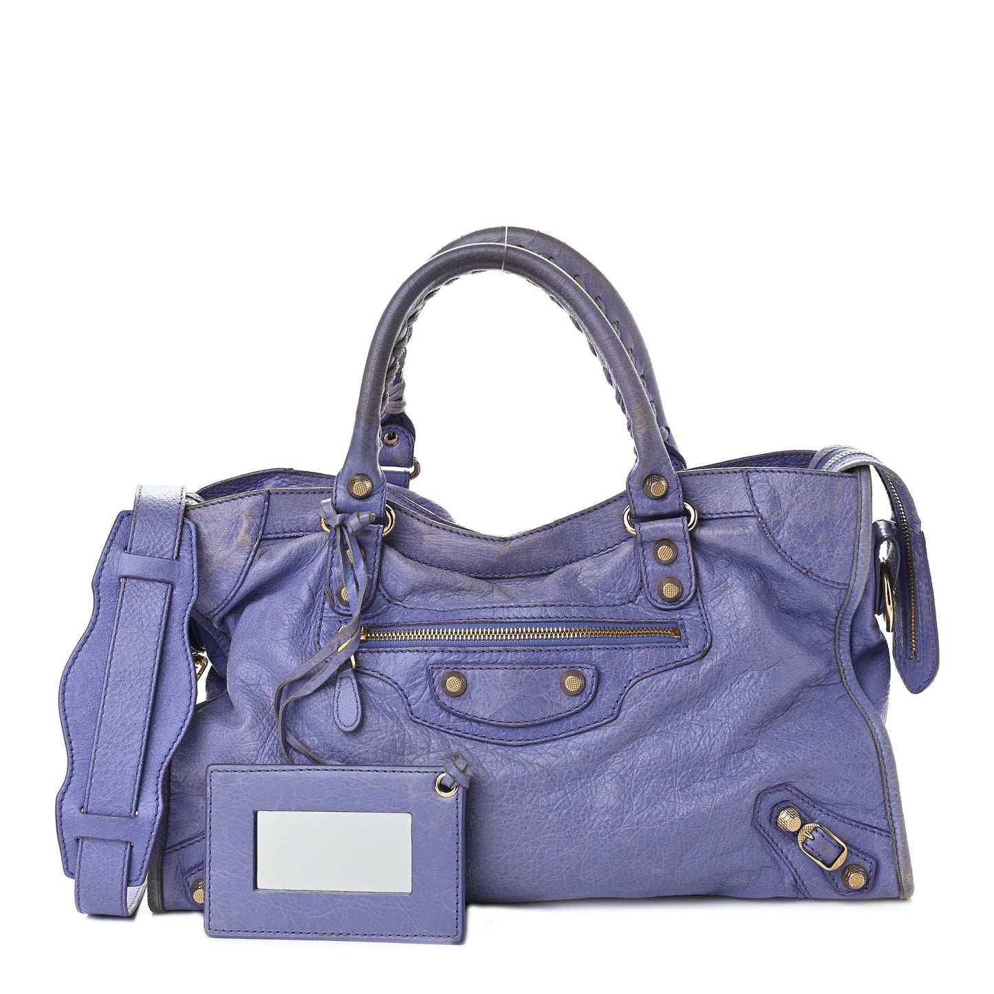 Agneau Giant 12 Gold Hardware City Mauve Light Mauve
