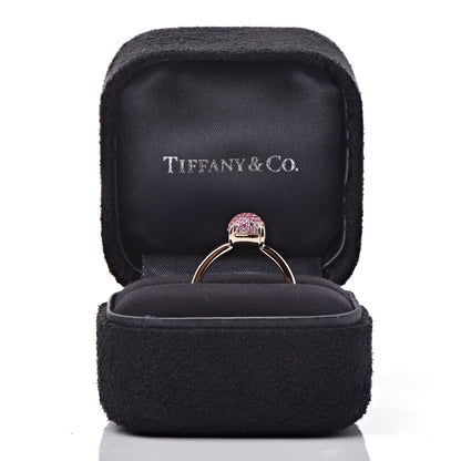 Tiffany 18K Rose Gold Pink Sapphire 7mm Paloma Picasso Sugar Stacks Ring 52 6 6 of 6