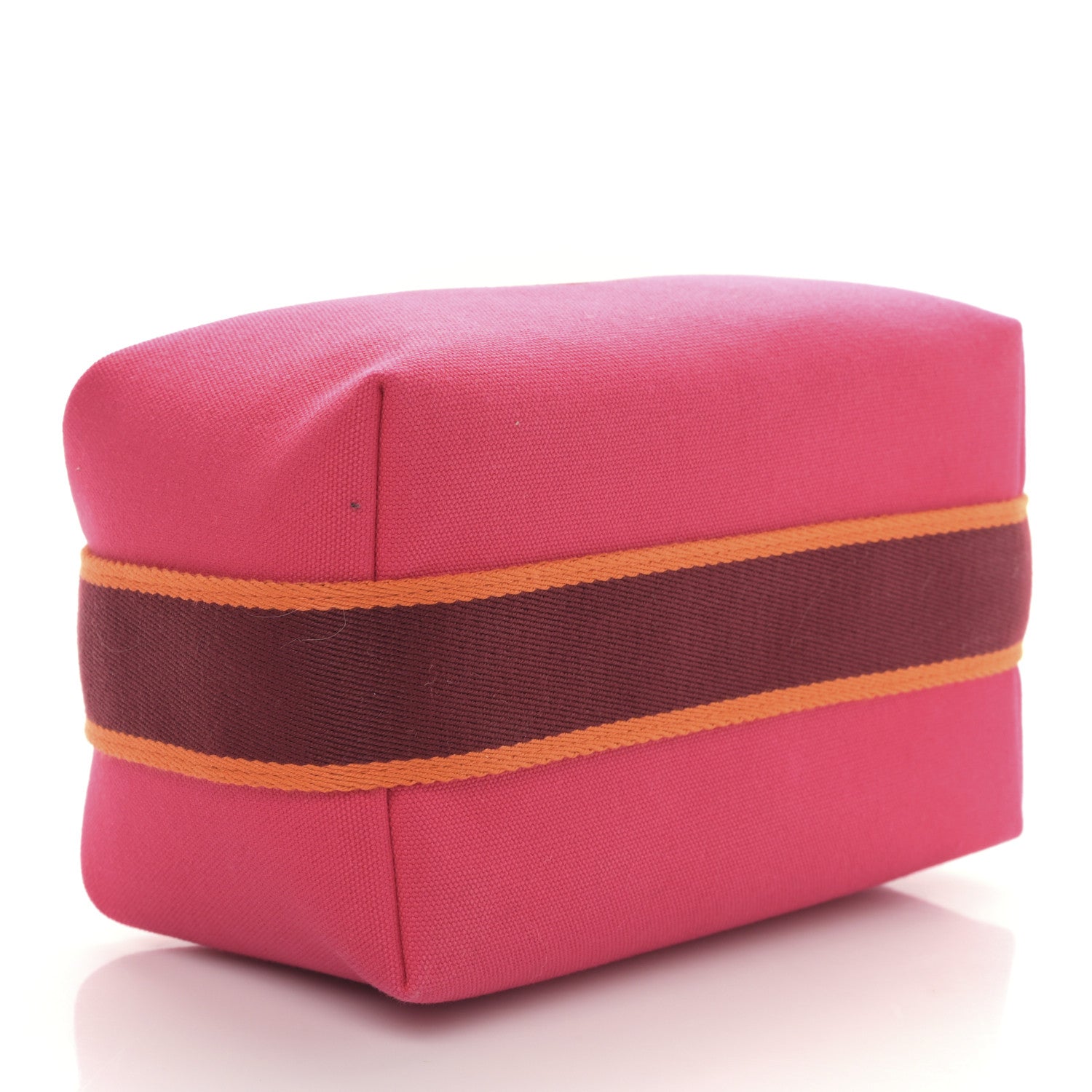 Hermes Canvas Small Bride-A-Brac Pouch Hibiscus 4 of 8